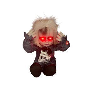 Giggles International￼ Peekaboo, Scary Doll, Animated Speaks Eyes Lights Up